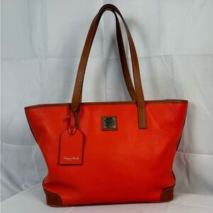 Dooney‎ & bourke orange pebble tote